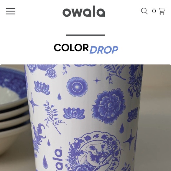 Owala 40 oz FreeSips Tumbler - amazing new color drop print - Heirloom - Picture 5 of 12